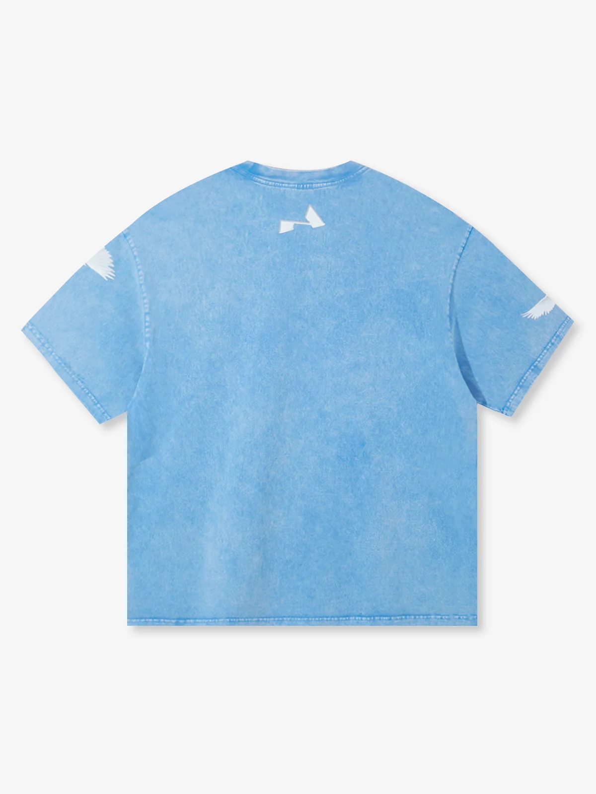 OBSTACLES & DANGERS© Black Madonna and Child Color Blue T-shirt - Image 5
