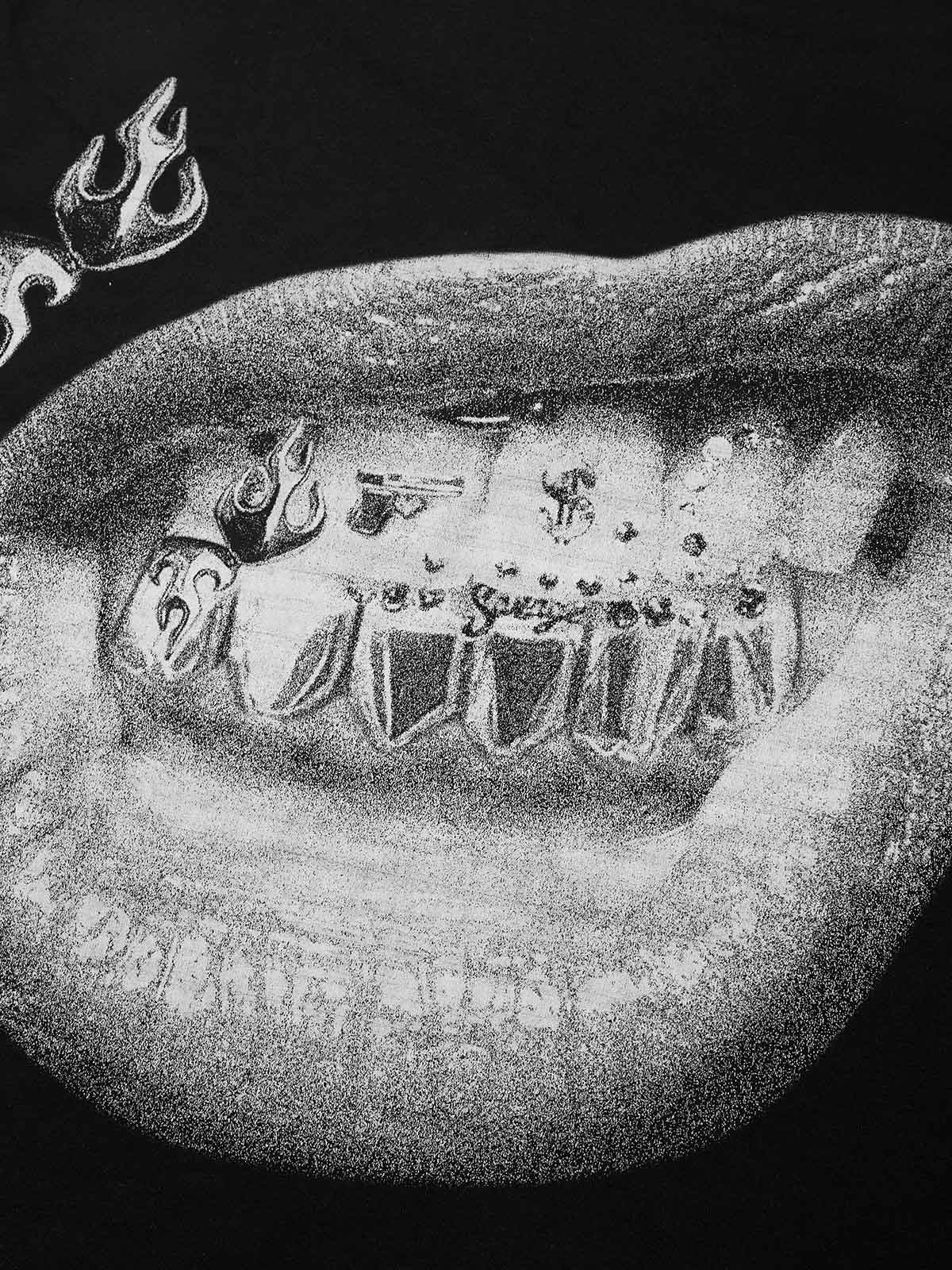Personalized Lip and Tooth Patch White Print Tank top - Image 5