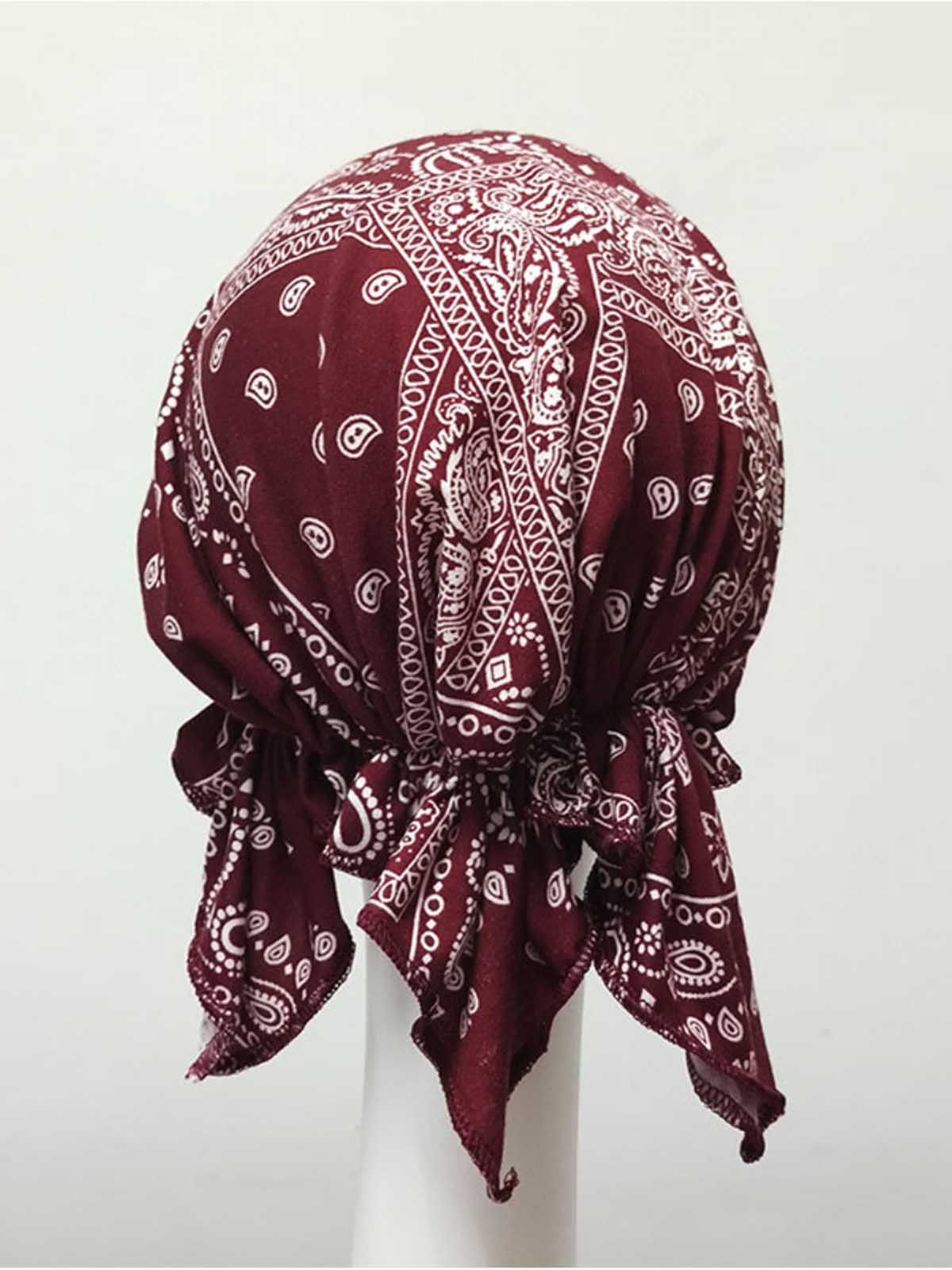 Pirate Tricorn Paisley Headwrap Turban - Image 8