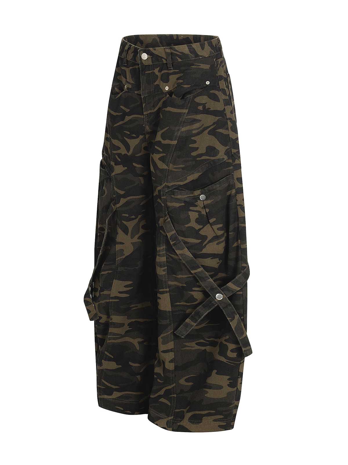 Small Curved Blade Camouflage Jeans - Image 3