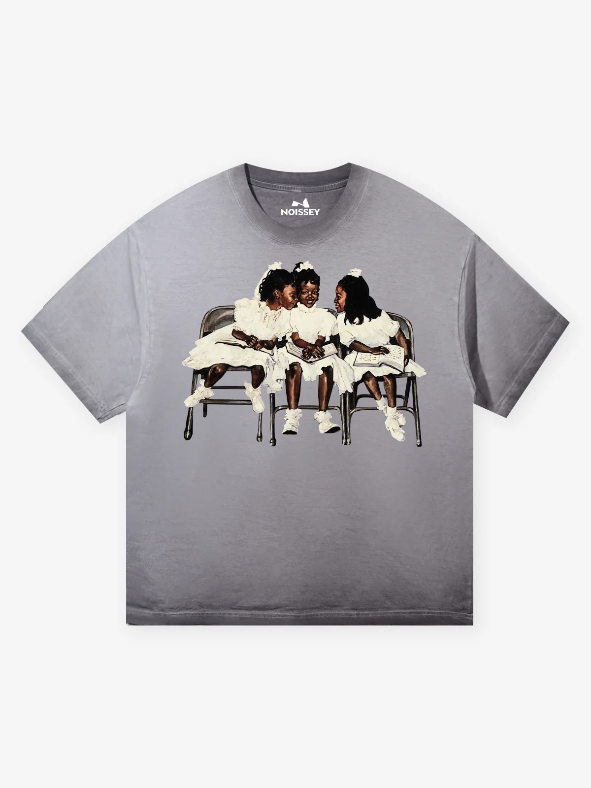 Laughing Black Girl Gradient Print 230g T-shirt - Image 11