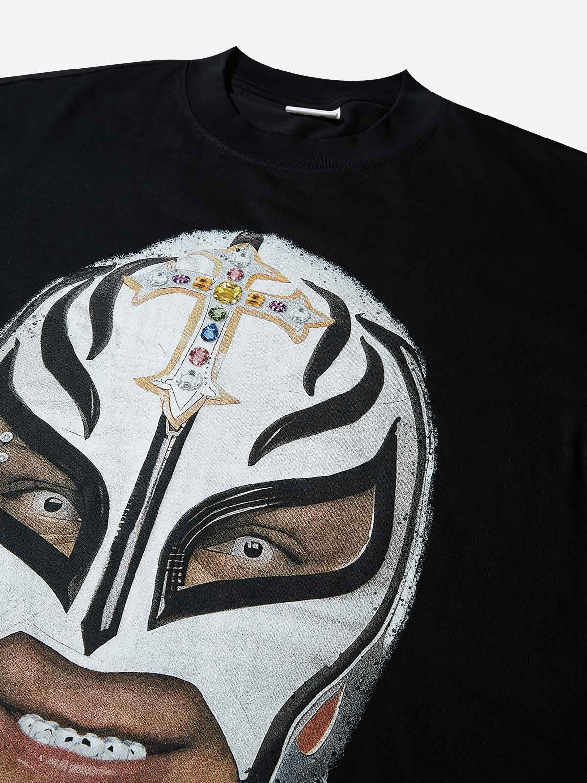 WWE Personalized Character Portrait Print T-Shirt - Image 4